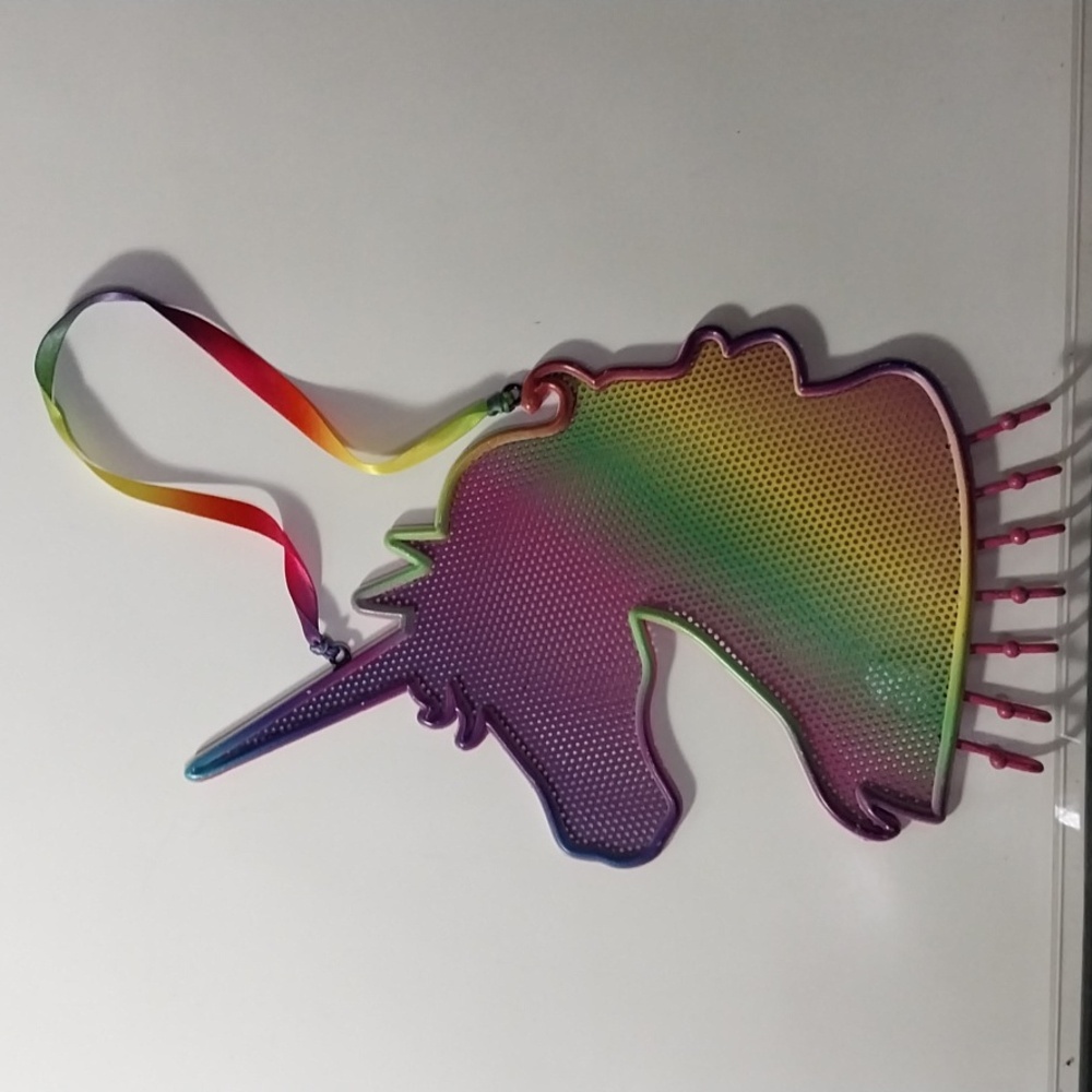 Claire's Rainbow Unicorn Jewelry Hanger